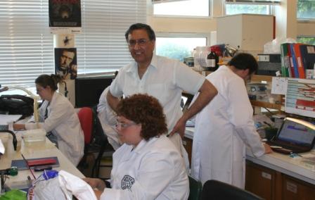 tariq and team in lab